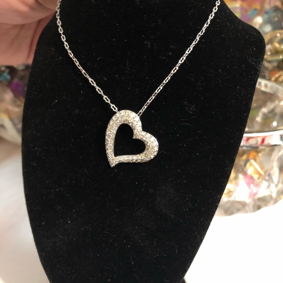 Swarovski Jewelry - Swarovski Crystal Heart Pendant Necklace